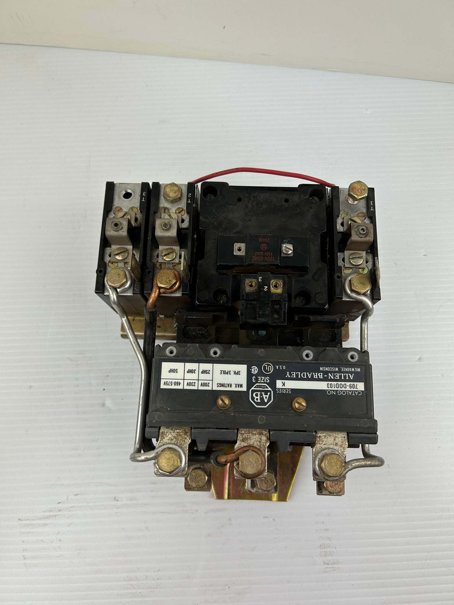 Allen-Bradley 709-D0D103 Motor Starter Contactor Series K Size 3