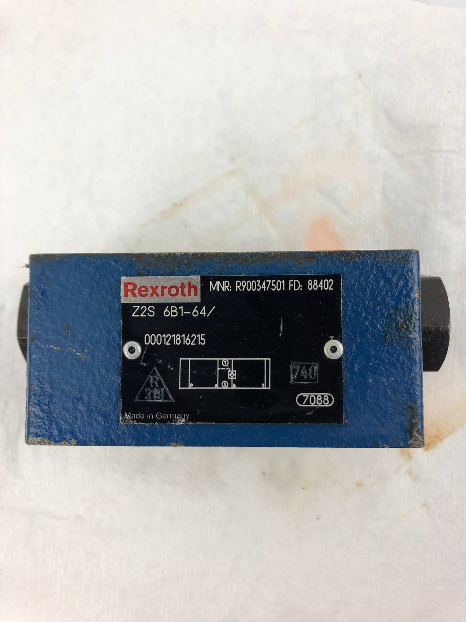 Rexroth Z2S 6B1-64/ Check Valve R900347501