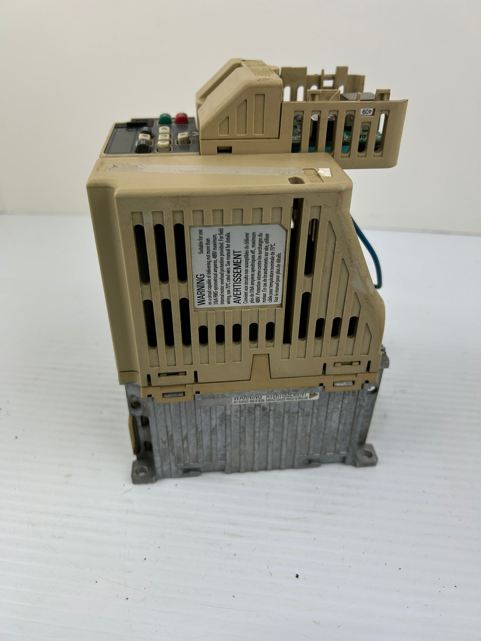 Yaskawa Electric CIPR-GA50U4009ABAA-AAAASA Industrial AC Micro Drive Rev A