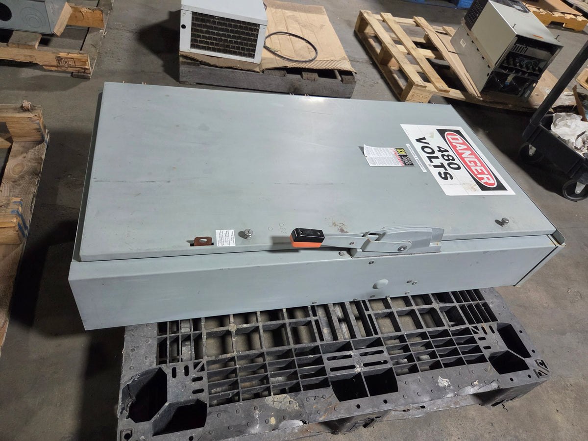 Square D Heavy Duty Safety Switch Disconnect Fusible 600A 600VAC 600VDC