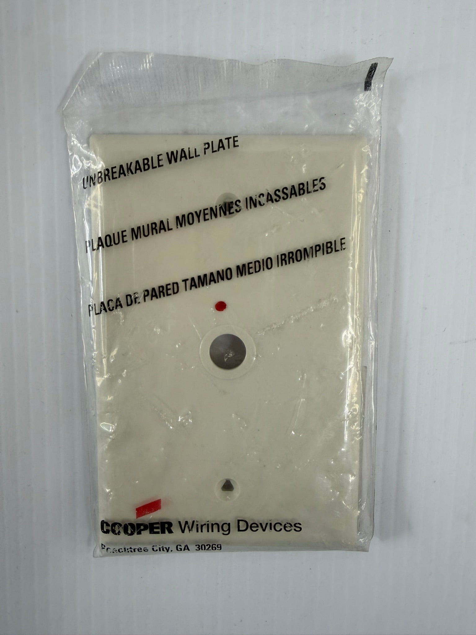 Cooper Wiring PJ11LA Lot of 12 1 Gang Phone Wallplate Cover