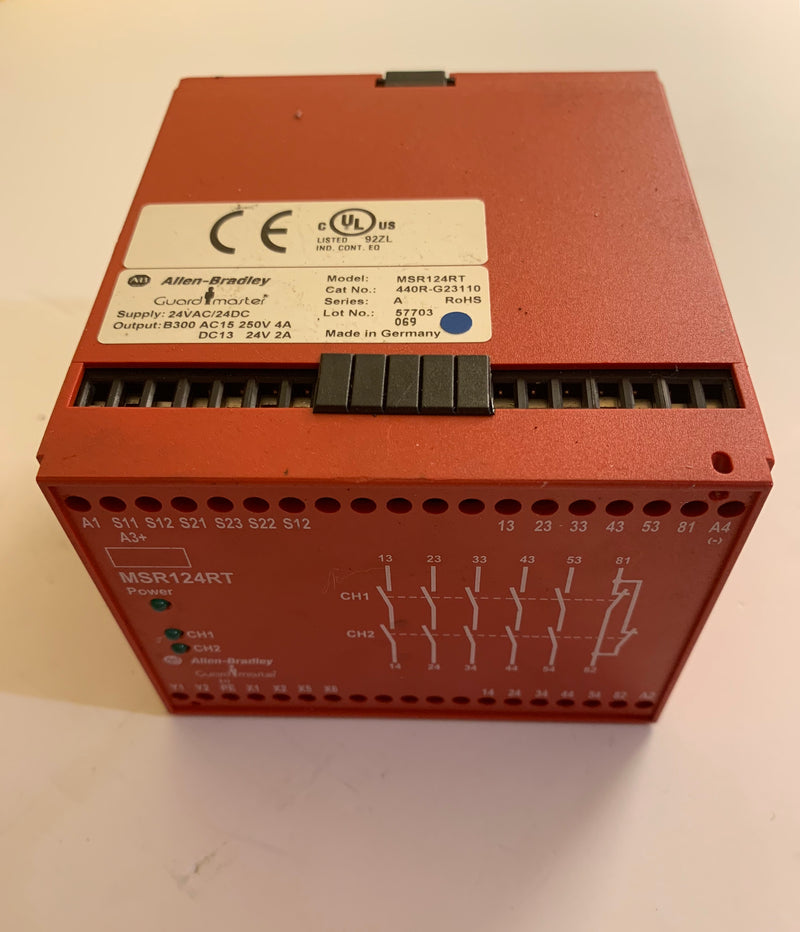 Allen-Bradley MSR124RT Guardmaster Safety Relay