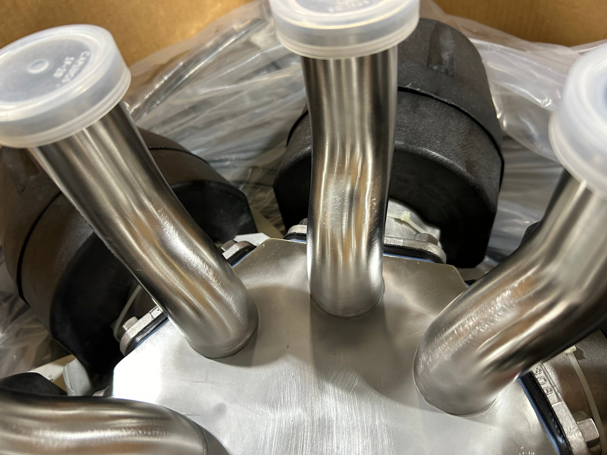 ITT 805960 Pure-Flo 6-Way Valve 1.5" A216 90 PSI 6.2 Bar PTFE DV6W-1.5-2-419