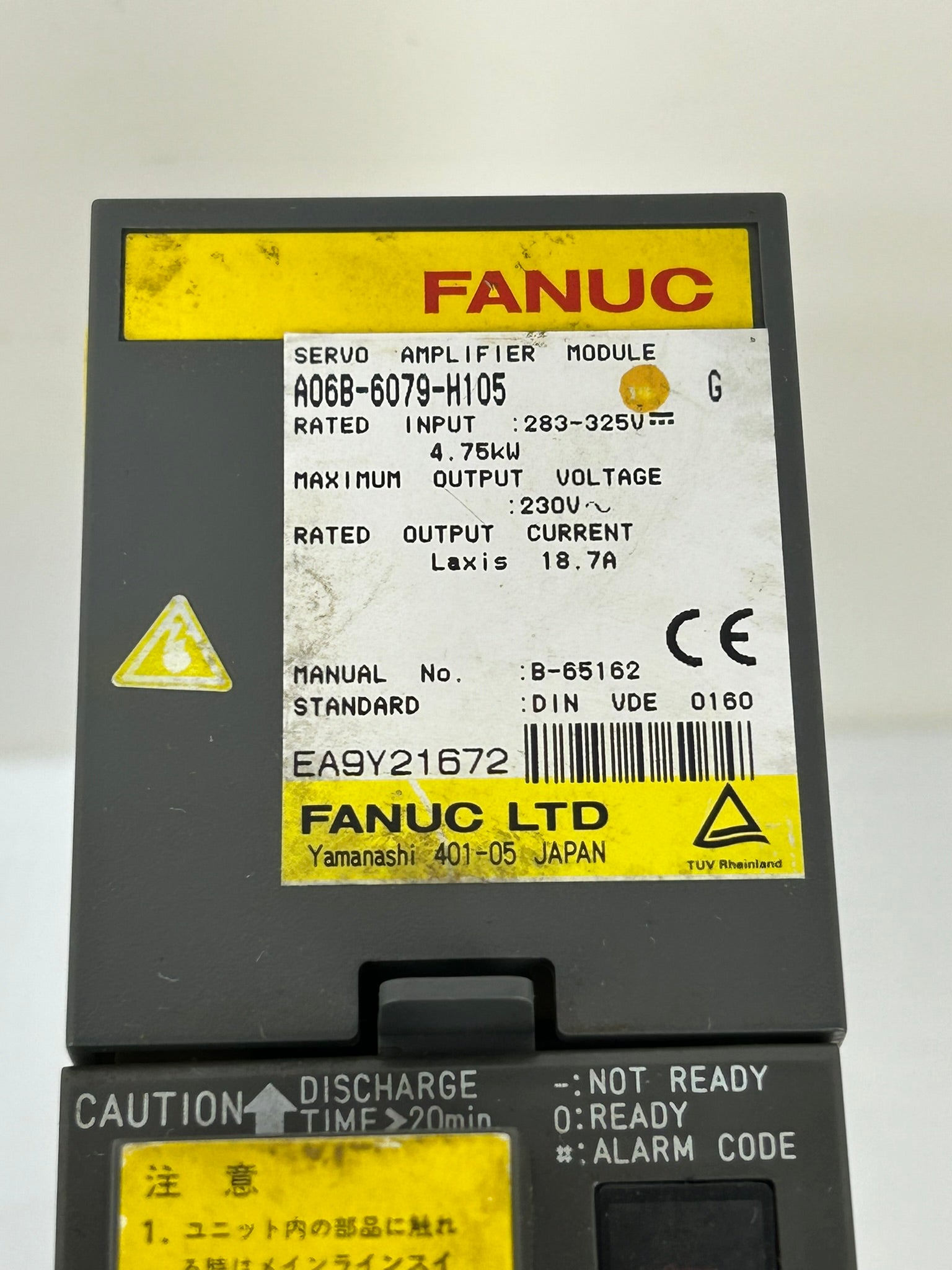 Fanuc A06B-6079-H105 Servo Amplifier Module Drive Series G B-65162