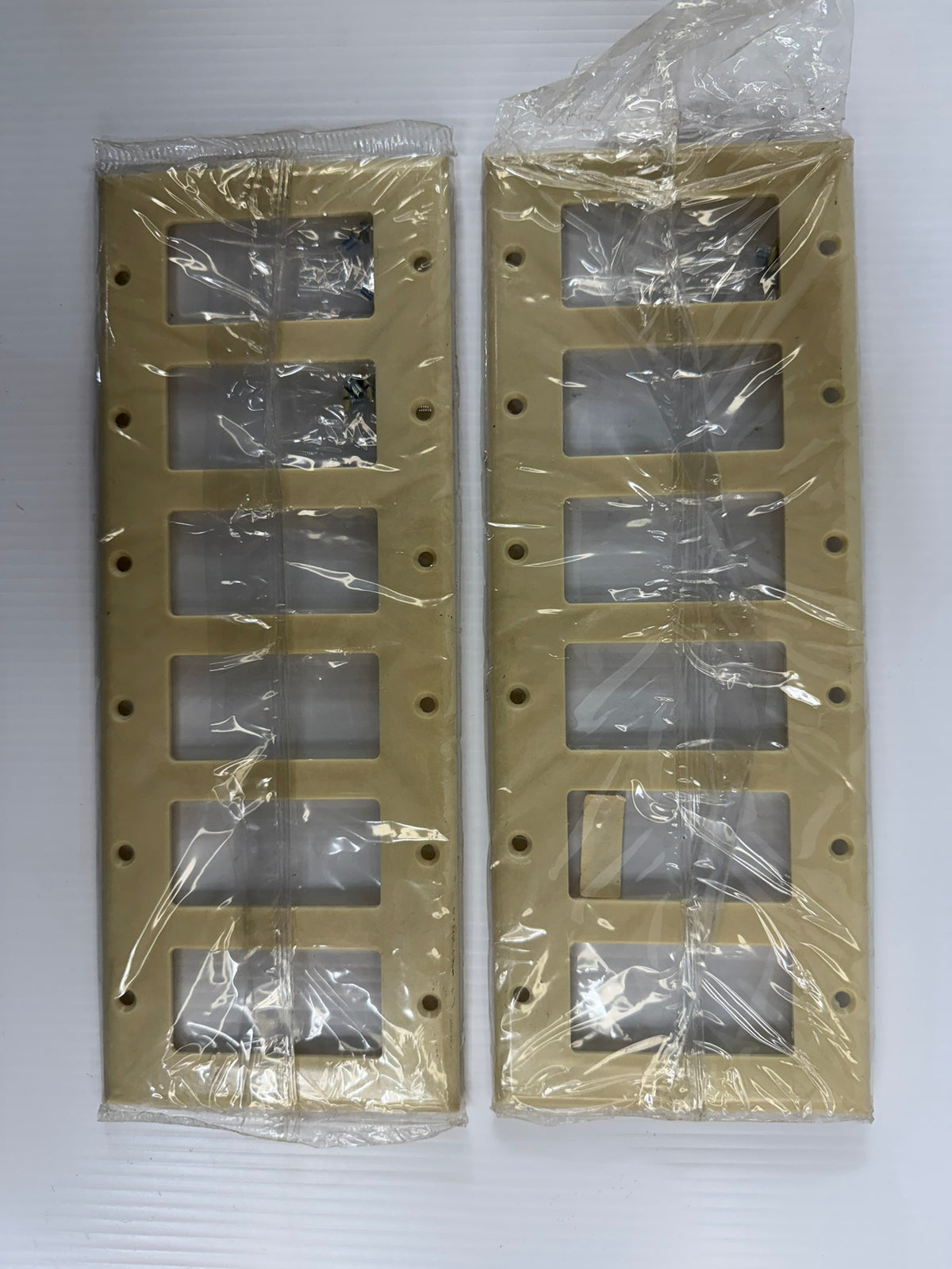 Cooper Wiring 6-Gang Light Switch Cover 2166V - Lot of 2