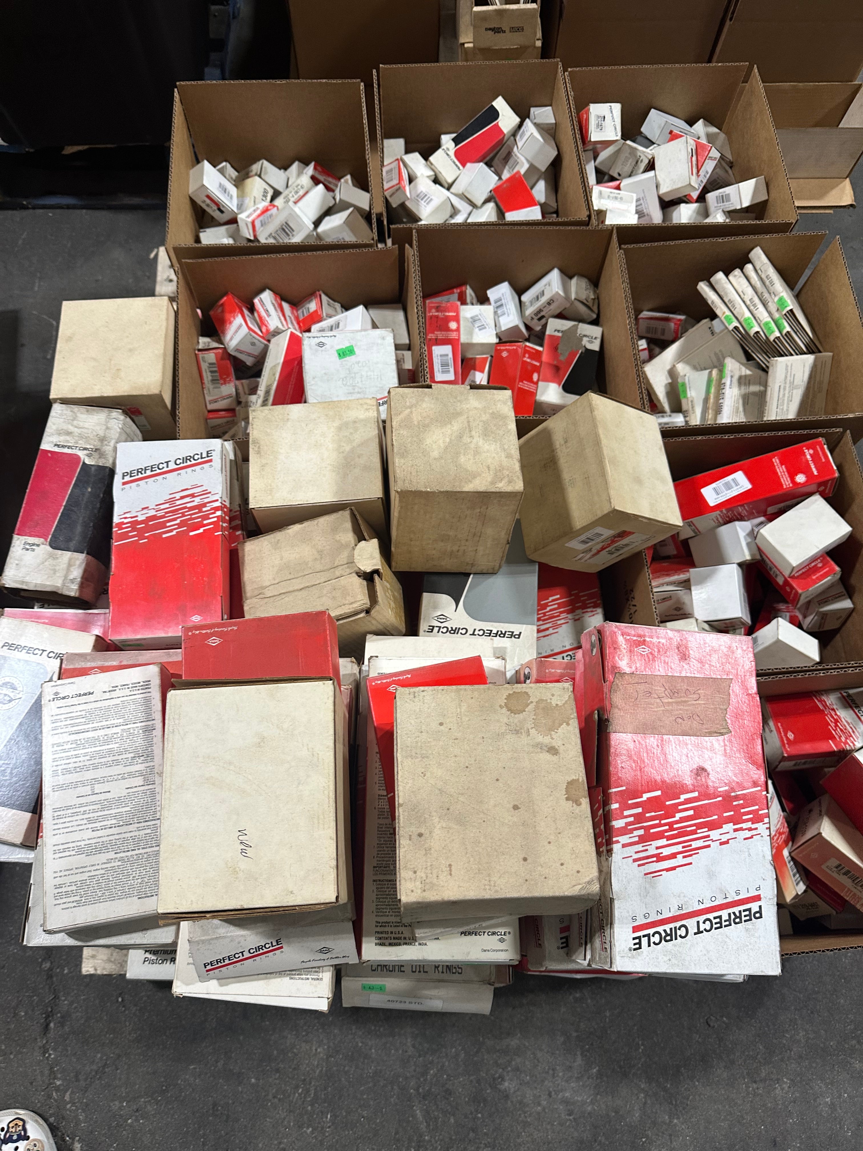 Huge Lot of Perfect Circle Auto Parts Over 400 Parts Various Parts