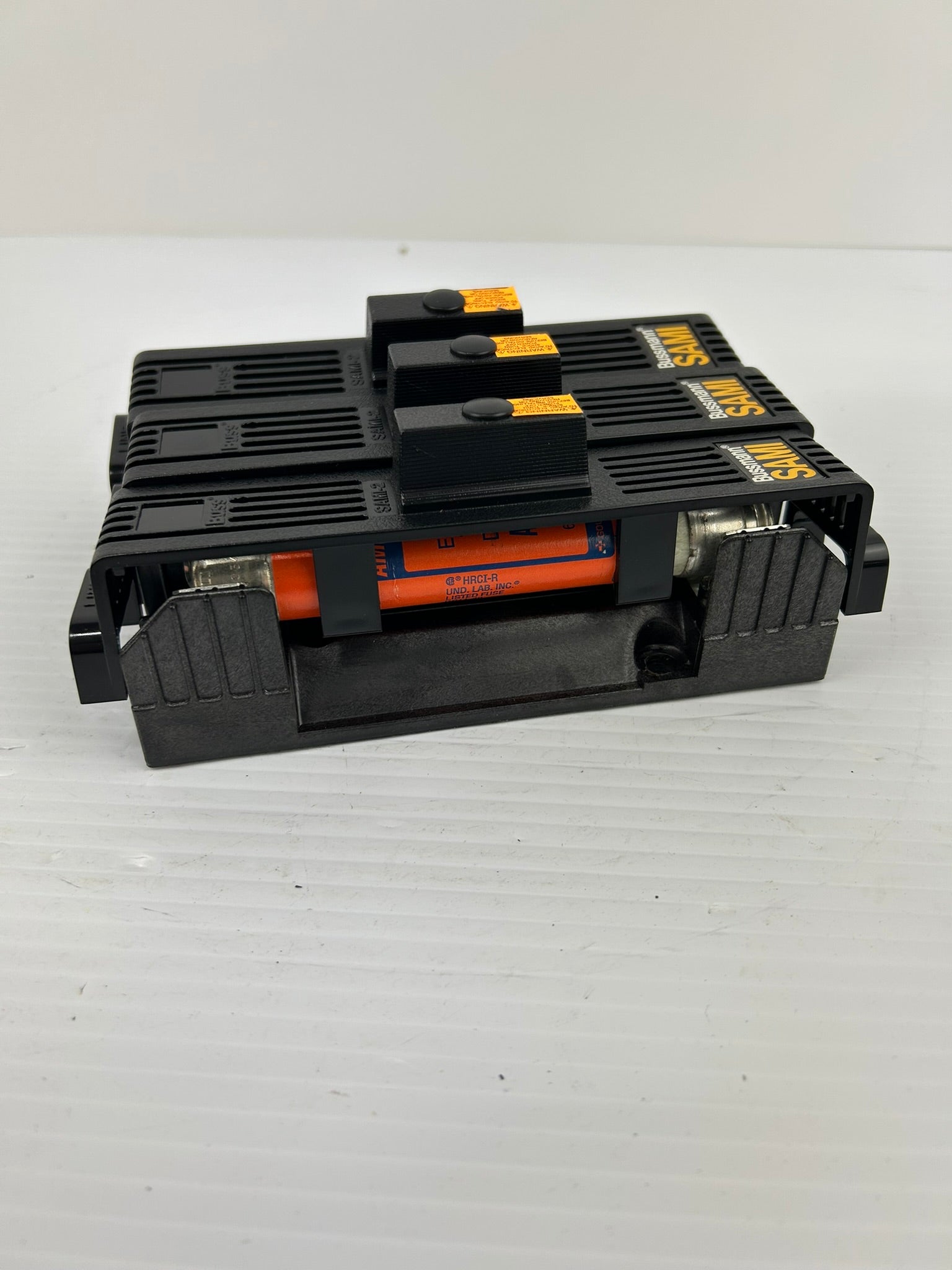 Bussmann Sami R60030-3PR Fuse Holder Block 600V 30A with 3 Amp Trap 2000 Fuses