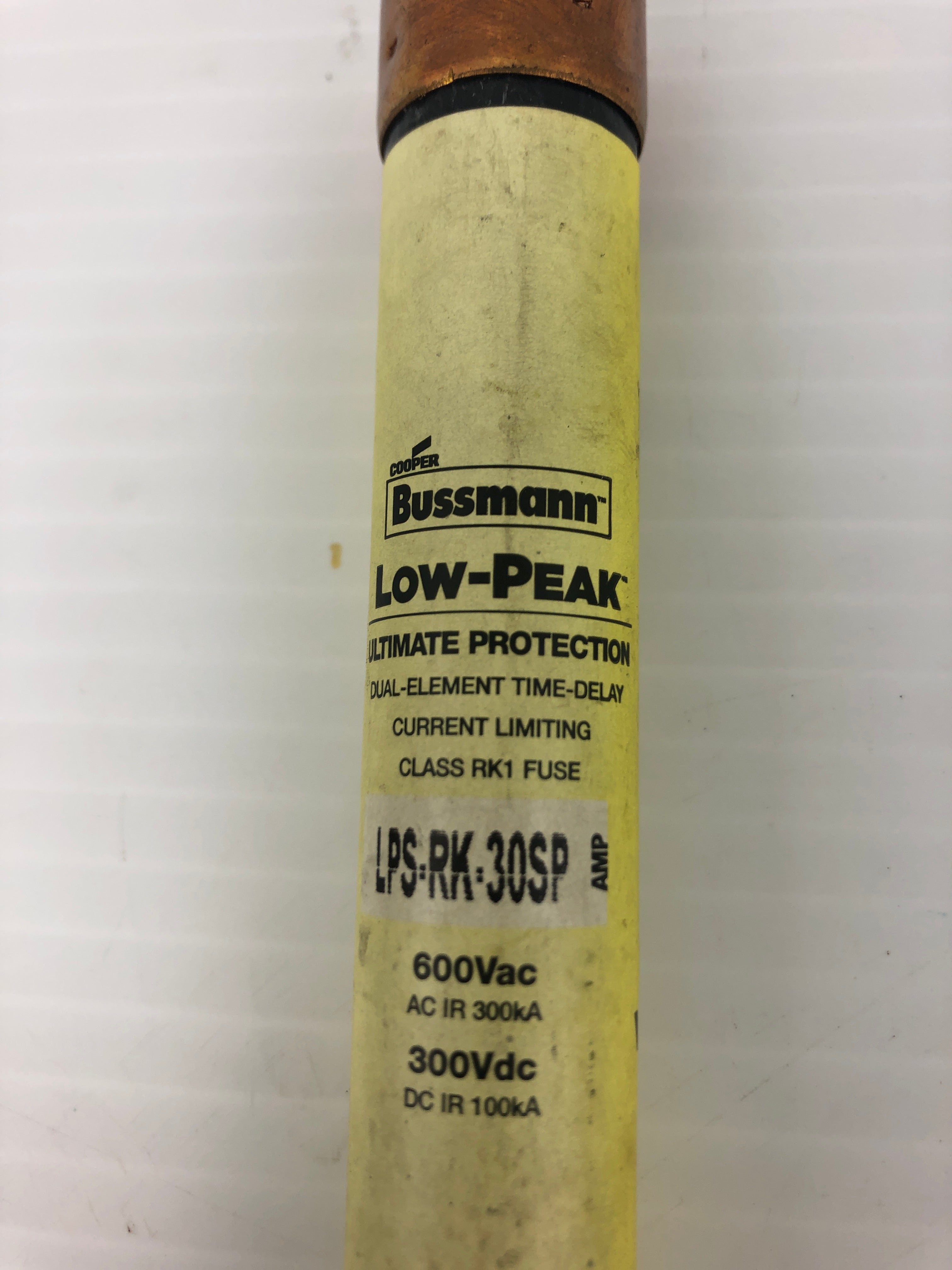 Cooper Bussman LPS-RK-30SP Fuse Low Peak Dual Element Time Delay 600VAC