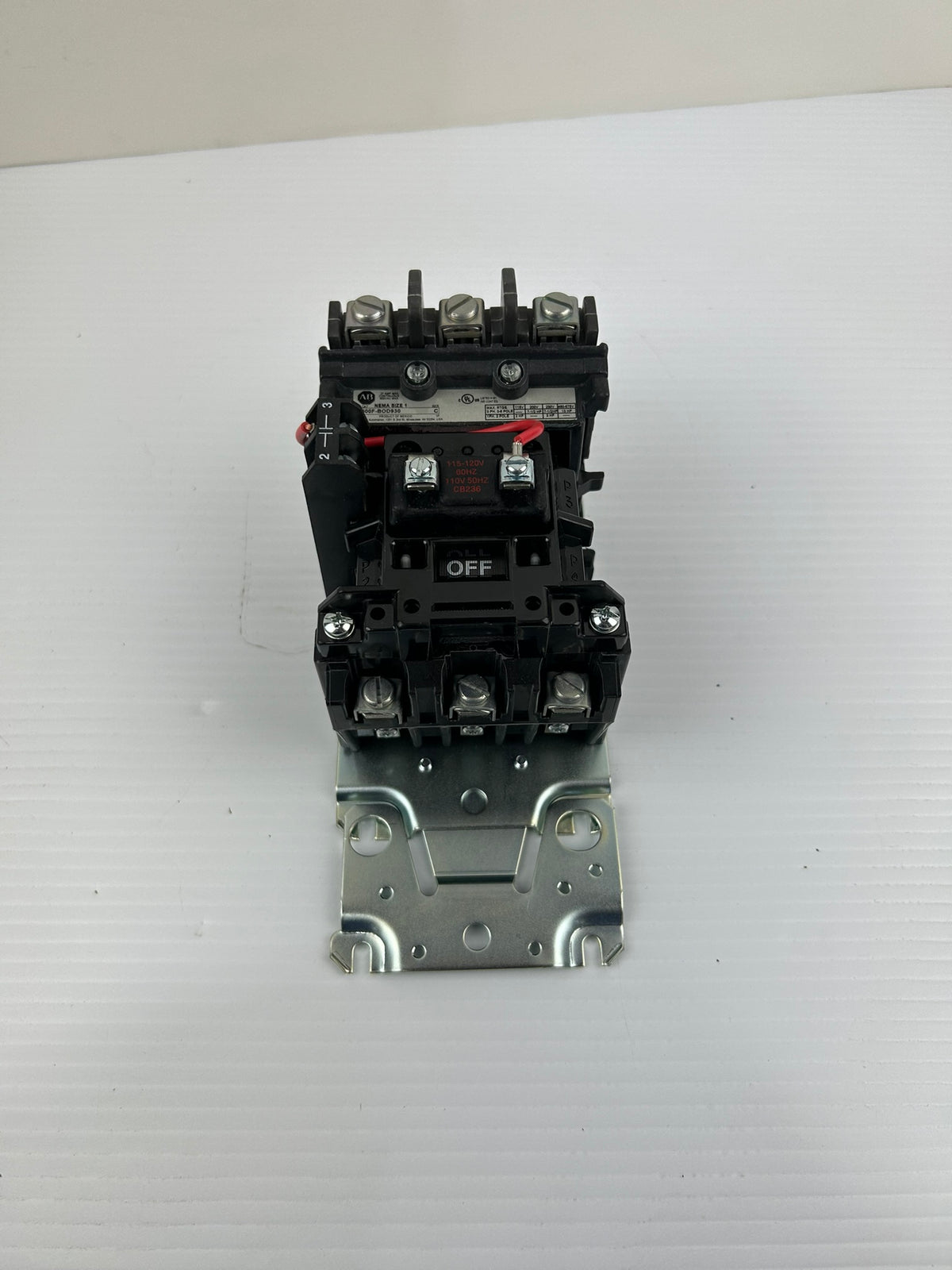 Allen-Bradley 500F-BOD930 Series C NEMA Size 1 3-Pole 120V Contactor 595-A
