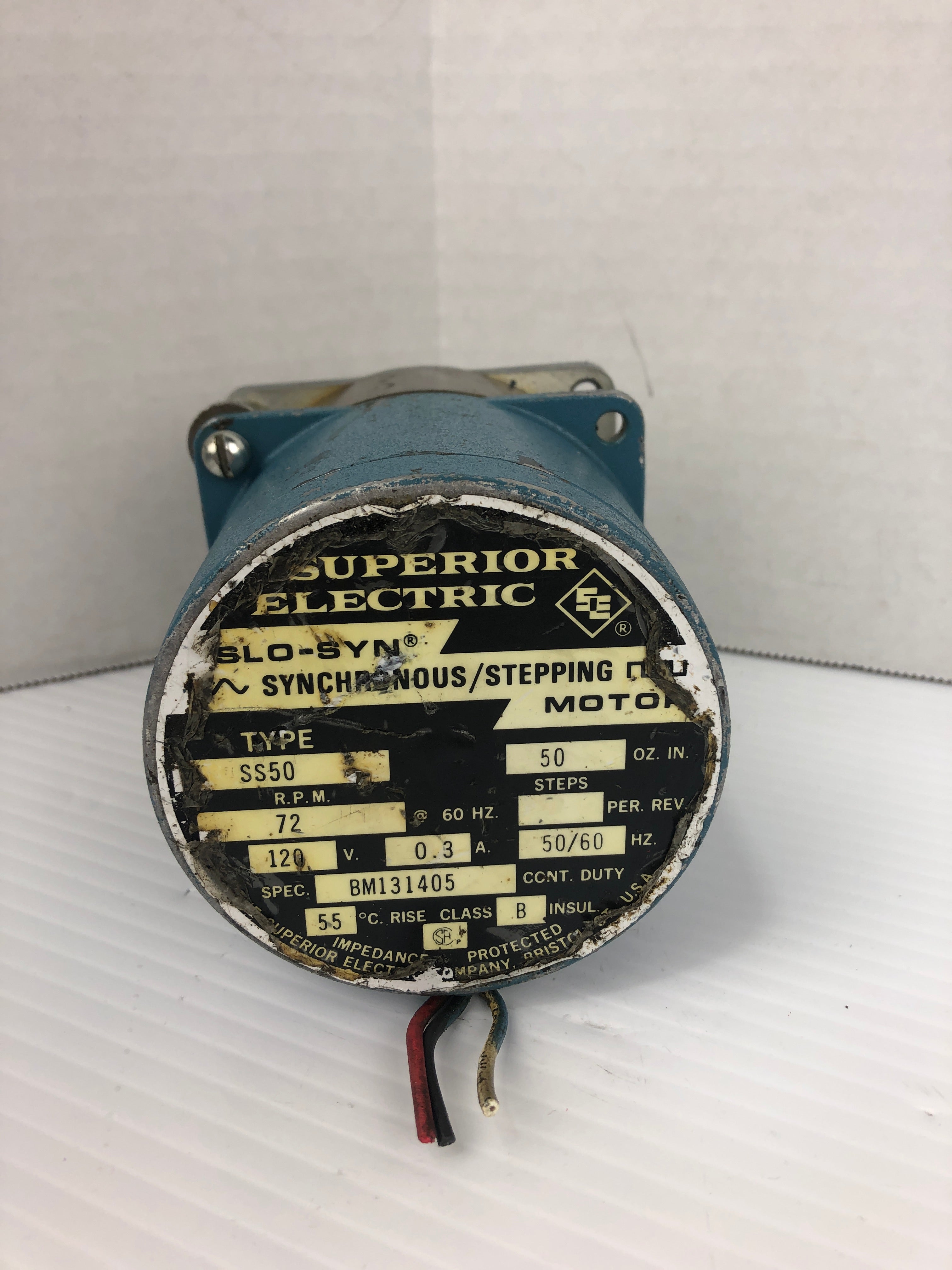 Superior Electric Slo-Syn SS50 Synchronous Stepping Motor 72 RPM