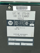 Allen-Bradley 1771-SN Sub I/O Scanner Module Series A Rev D