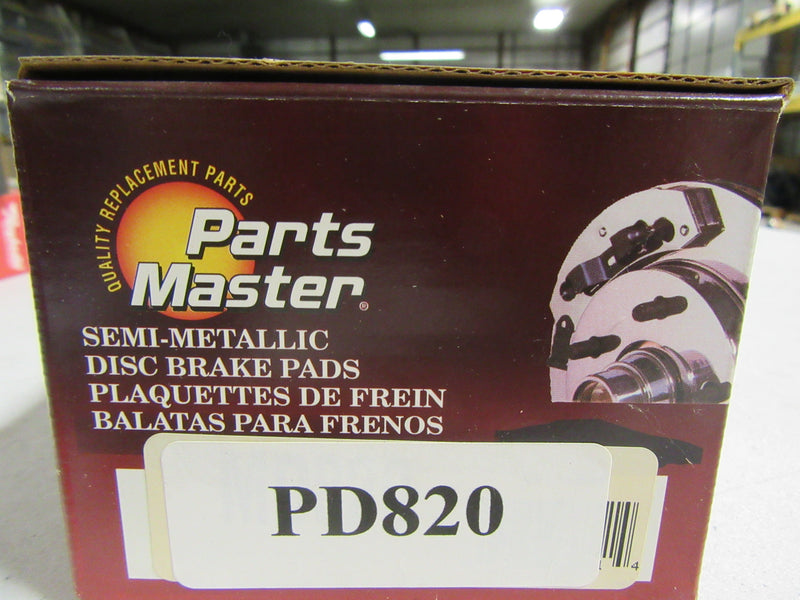 Parts Master Brake Pads PD820