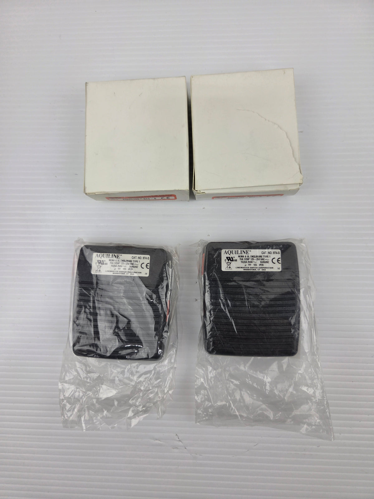 Linemaster Aquiline 974-S DPDT Momentary Foot Switch 15A 250VAC