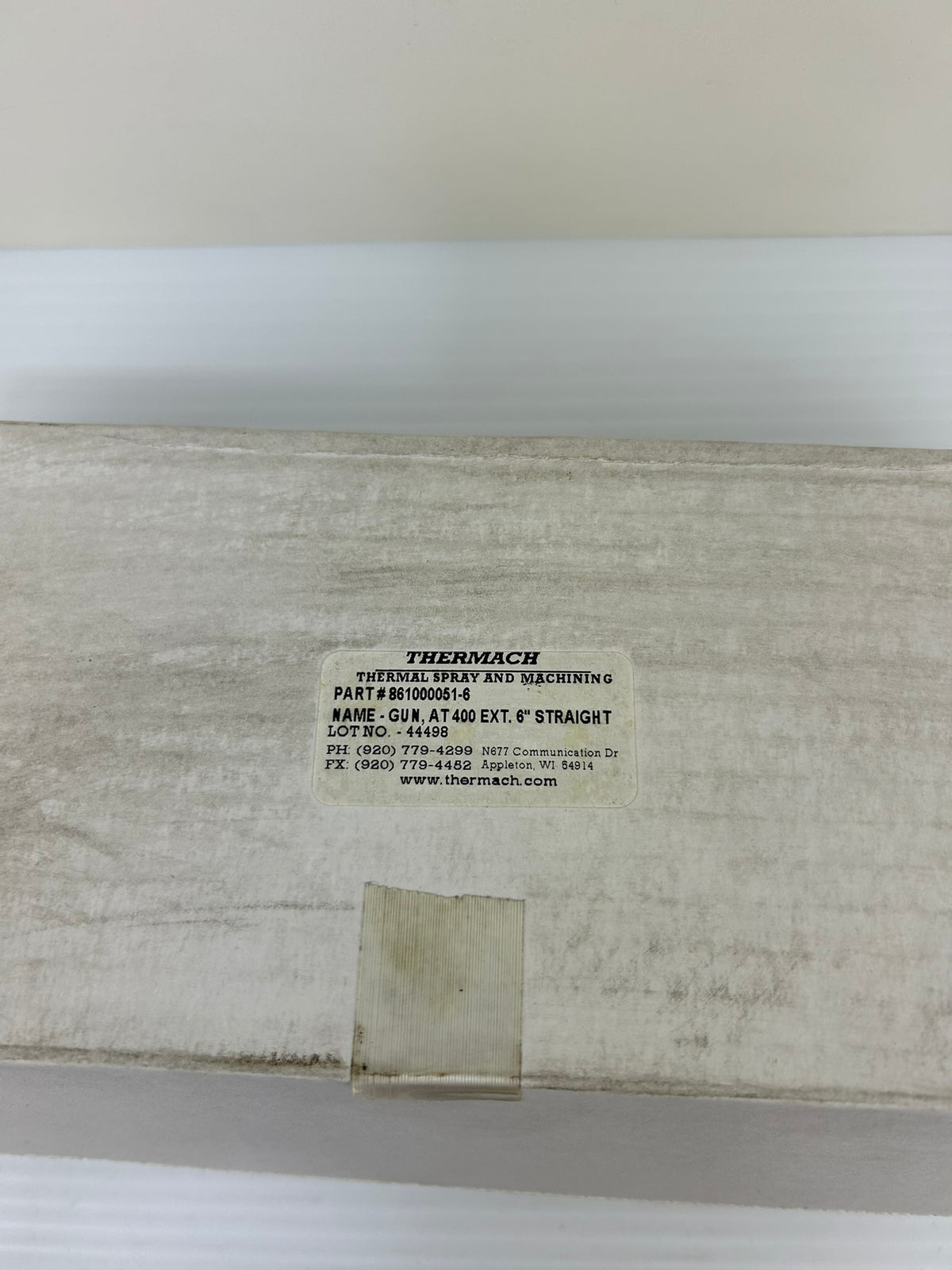 Thermach 861000051-6 AT-400 6" Straight Extension Torch AWS-400 Arc Wire Gun