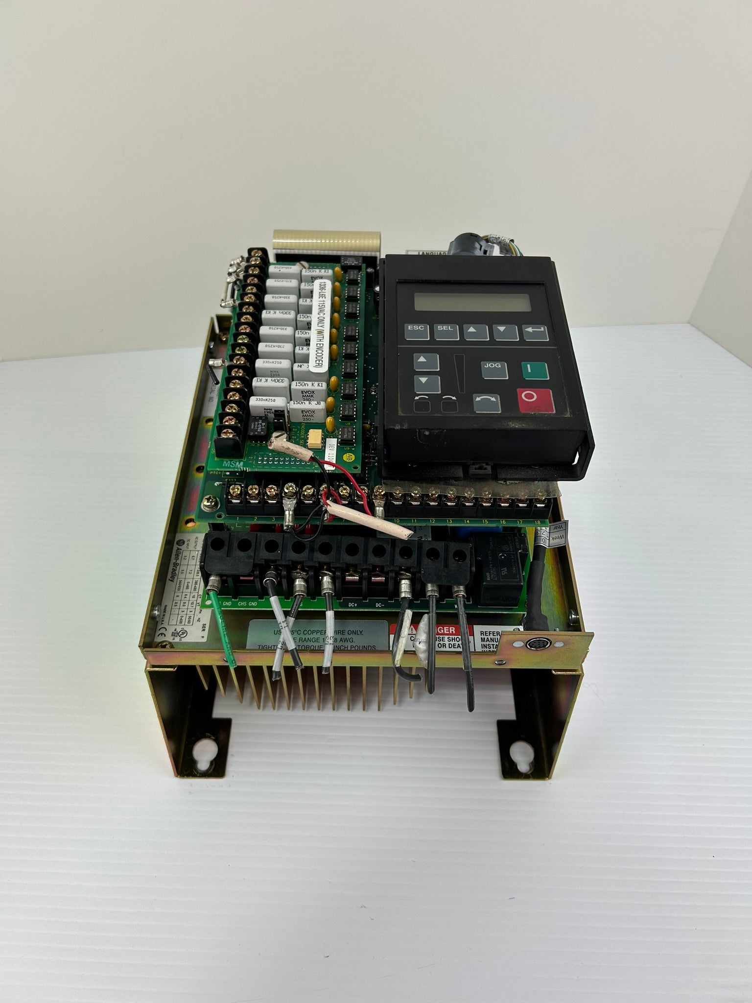 Allen Bradley 1336S-BRF50-AN-EN5 AC Drive Series F - Missing Top Cover