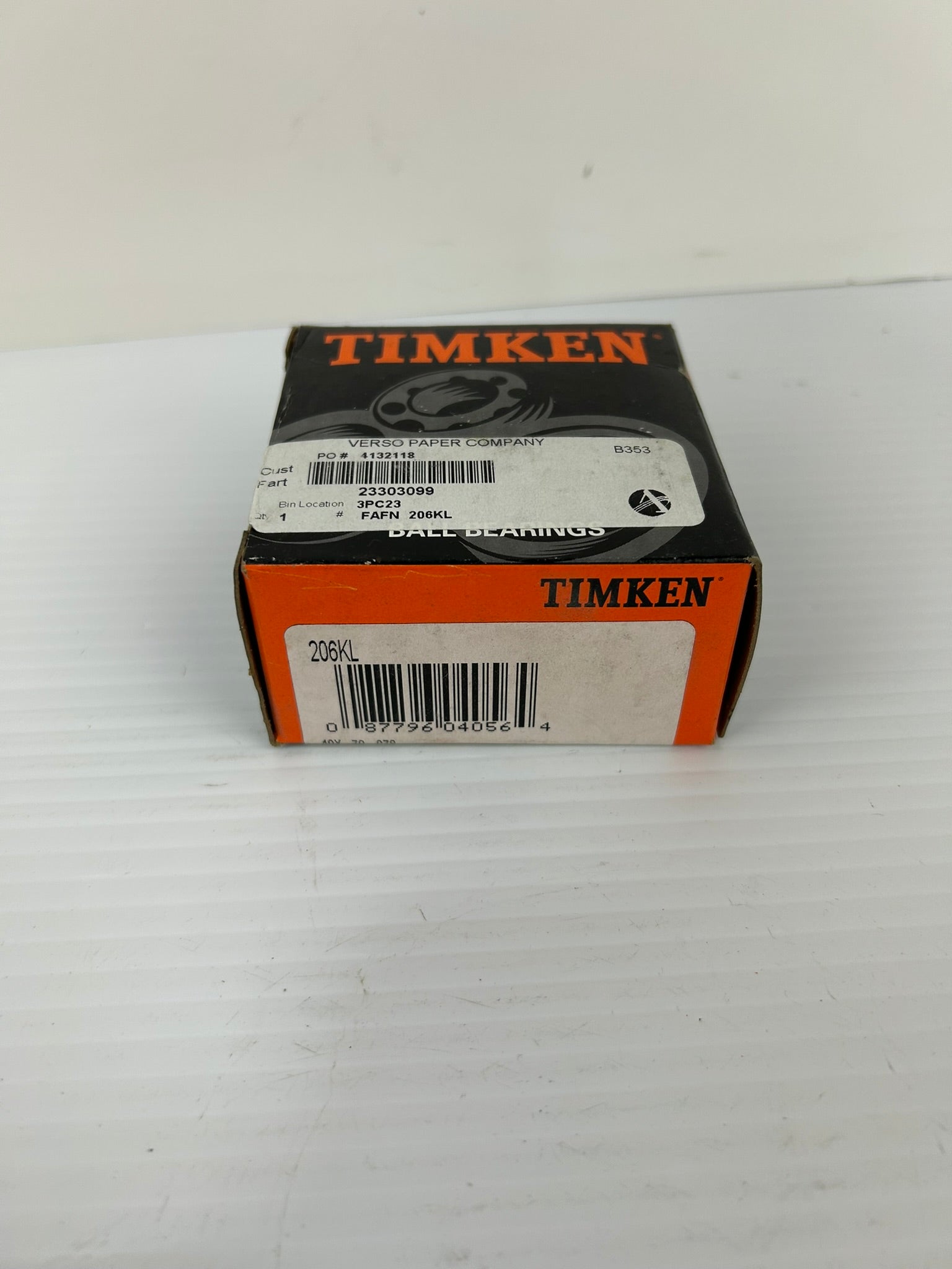 Timken 206KL Ball Bearing - Lot of 2