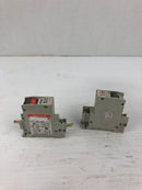 Honeywell GCP-31A Single Pole 5A Circuit Breaker - Lot of 2