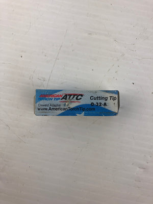 ATTC American Torch Tip O-32-A Cutting Tip Oxweld Adapter