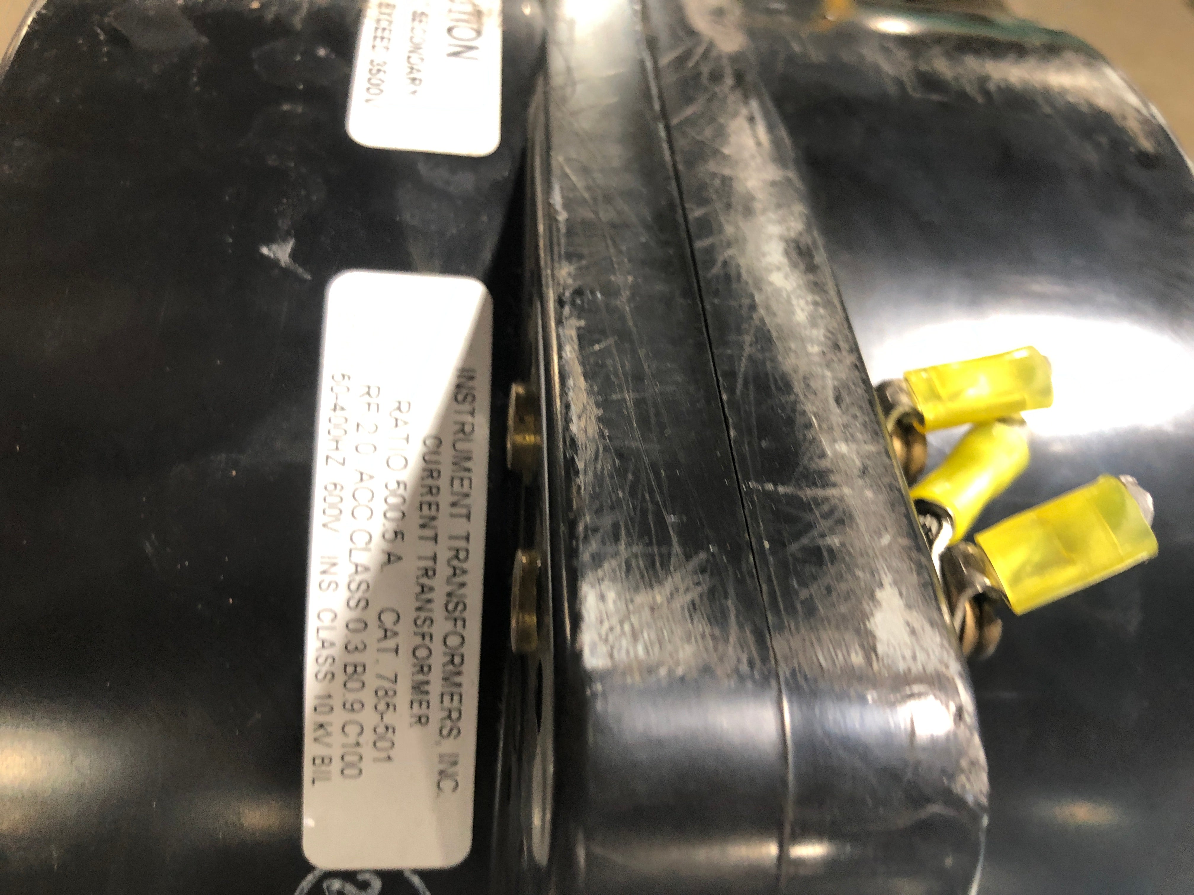 Instrument Transformers, Inc. 785-501 Current Transformer Ratio 500.5A