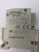 Mitsubishi Electric CP30-BA Circuit Protector 2 Pole 2A 220 VAC 2.5kA