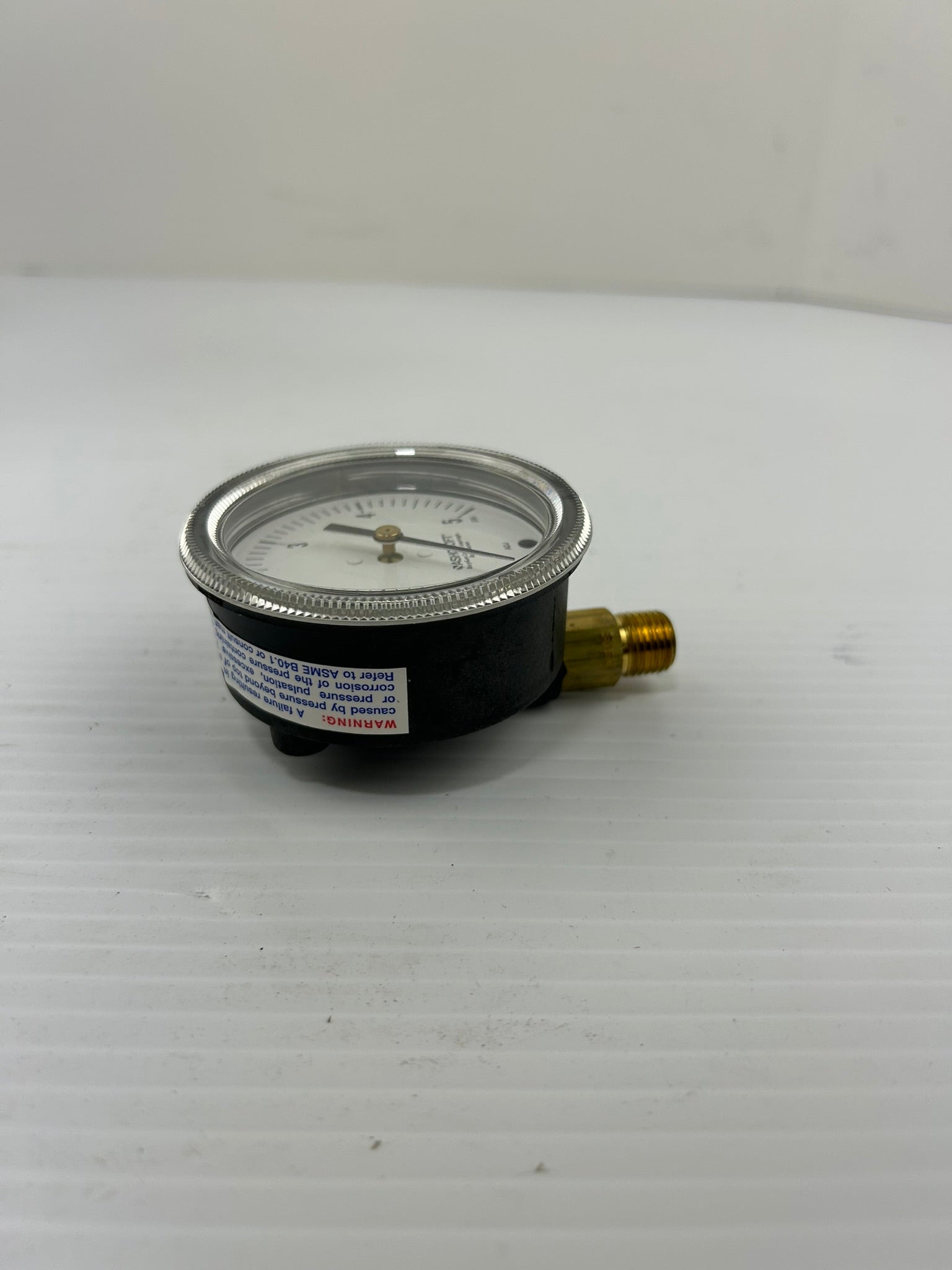 Ashcroft ADJ Pressure Gauge 250-3074 0-5PSI 2-13/16" Face Diameter