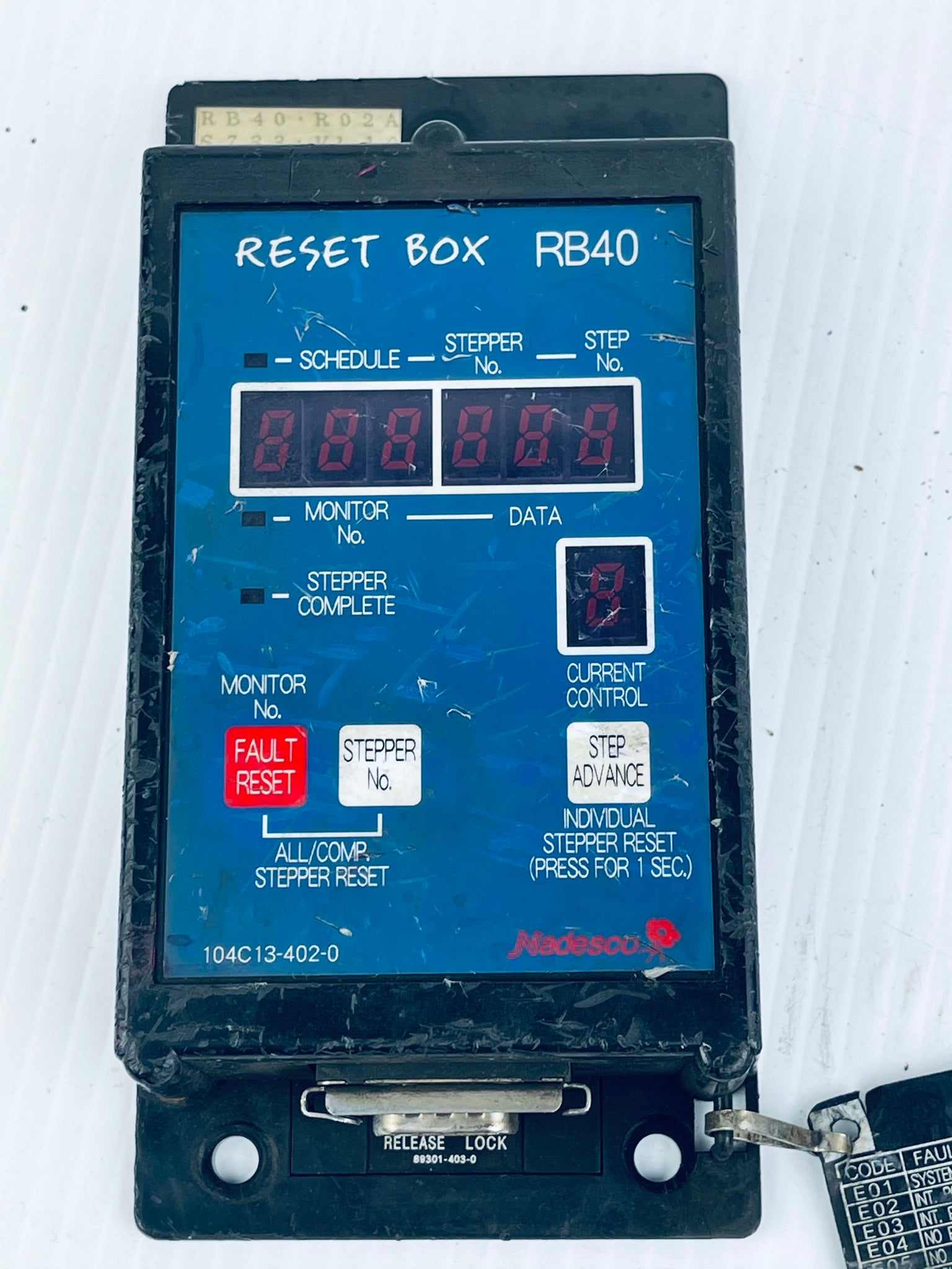 Nadesco Reset Box RB40 104C13-402-0