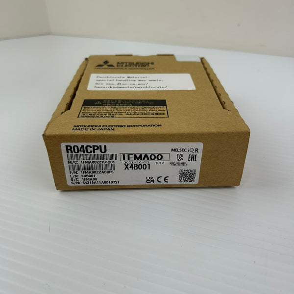 三菱　iQ-R R04CPU Mitsubishi R04CPU MELSEC iQ-R PLC CPU Module Processor Unit Sealed