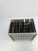 Micro-Aide 80-MB8 Circuit Board PLC Slot Rack Corecon Includes 6 Boards