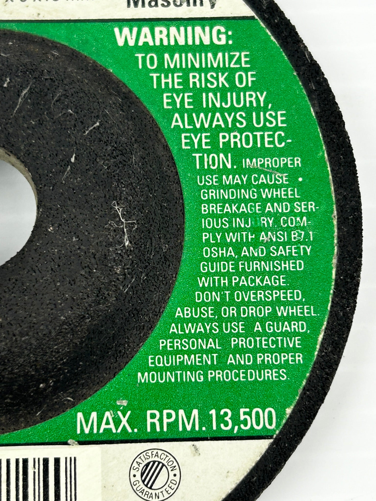 Black & Decker Industrial Masonry Grinding Wheel C24R 4" x 1/4" x 5/8" Lot of 17