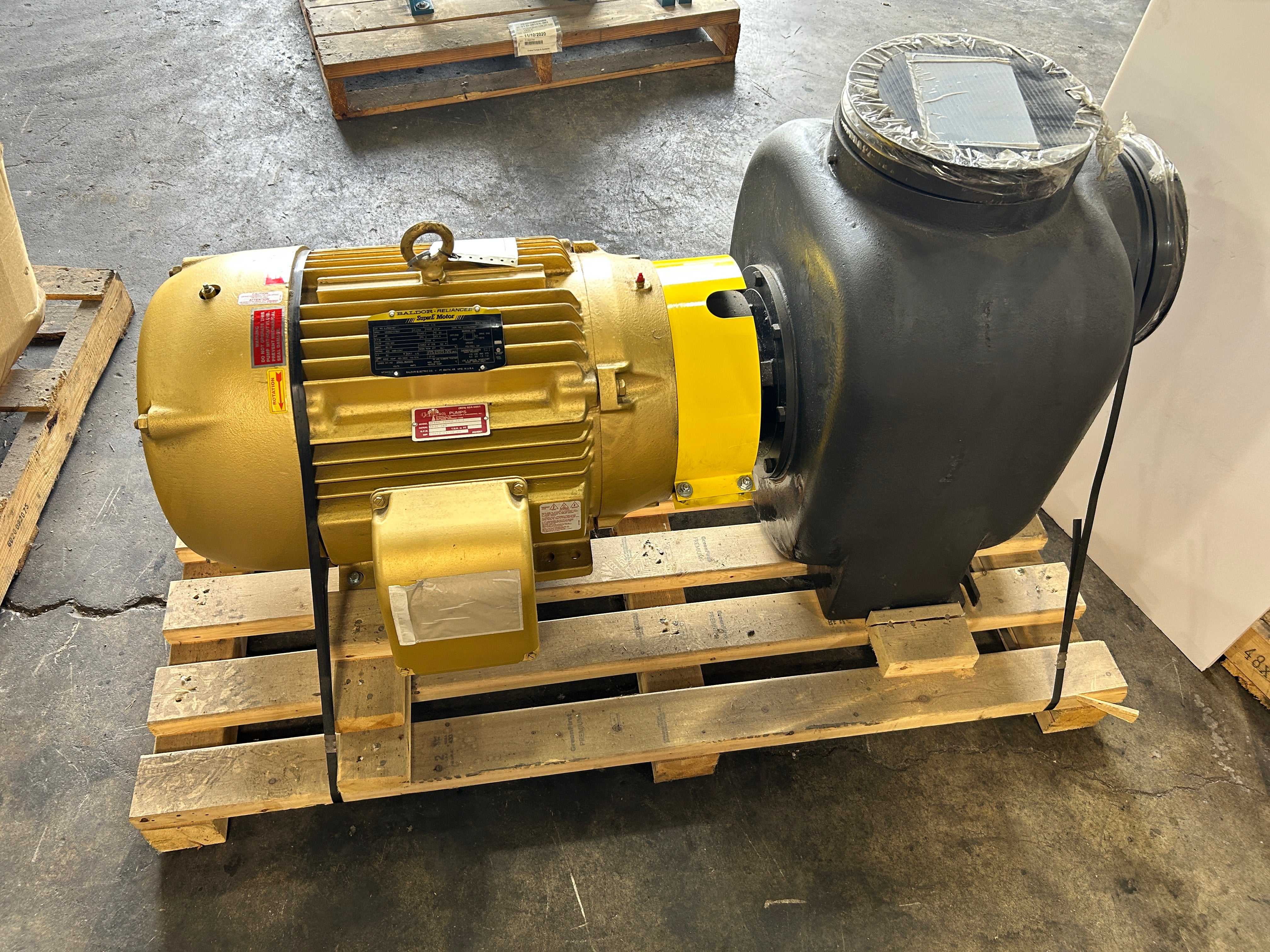 Gusher SP6X6-10SEH-CC-A 6x6 Centrifugal Pump Baldor EJPM4110T 40HP 3PH 230/460V