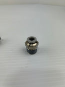 Festo QS-1/2-3/8-U Push in Tube Fitting - for Tube Pun and Pan 153613 - Lot of 4