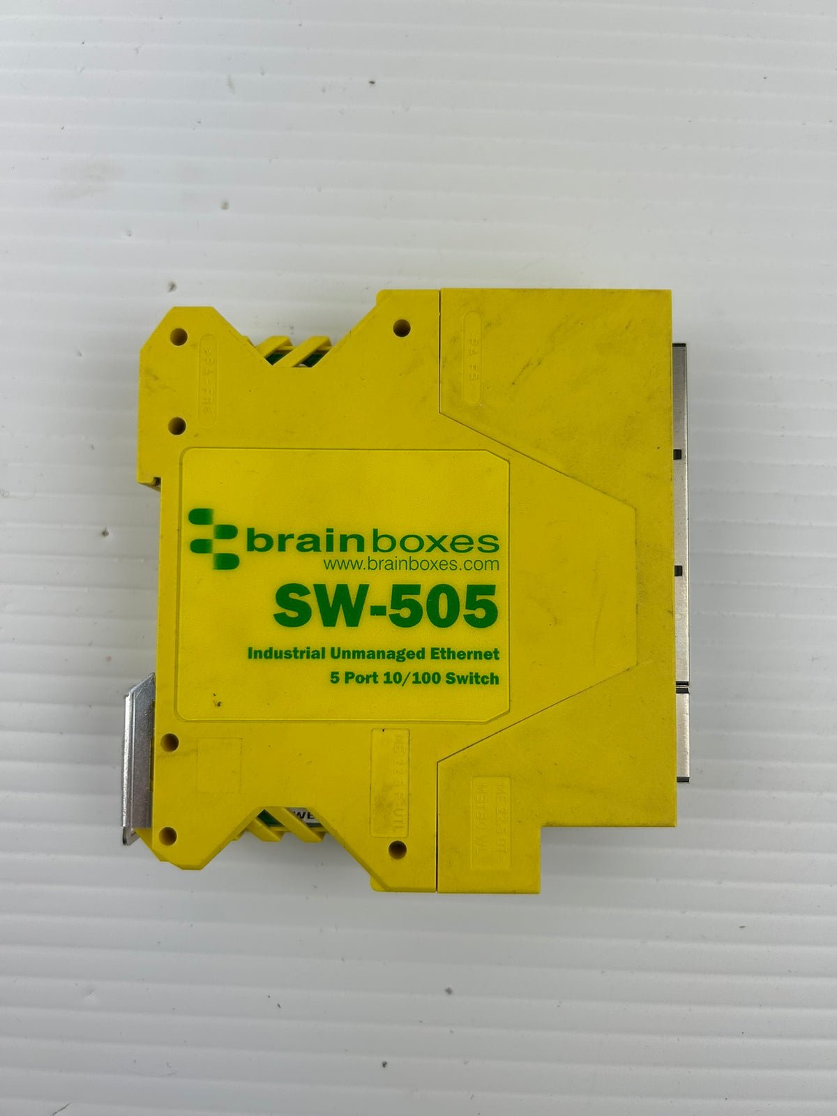 Brainboxes SW-505 Industrial Ethernet Switch 5 Port 10/100 DIN Rail 5-30VDC