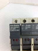 Allen-Bradley 1492-FB3C30-L Fuse Holder Ser. B 600V 30A 4P