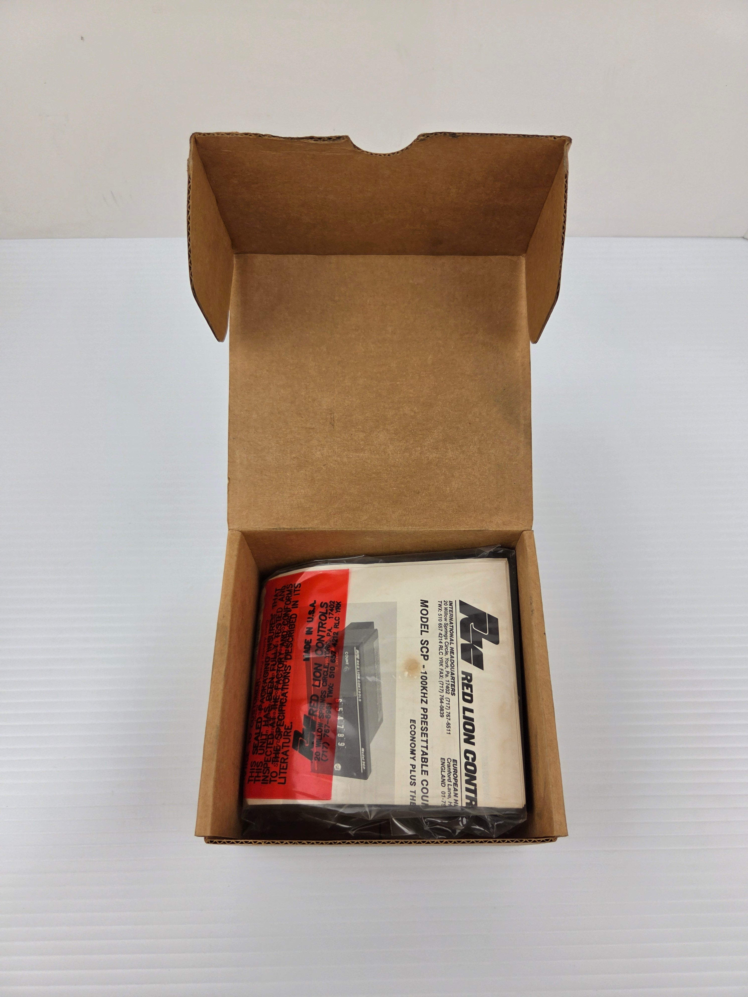 Red Lion Controls SCP00601 Counter 100 Khz Presettable Model SCP
