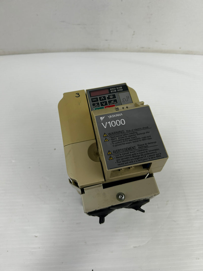 Yaskawa CIMR-VU4A0005FAA AC Motor Drive V1000