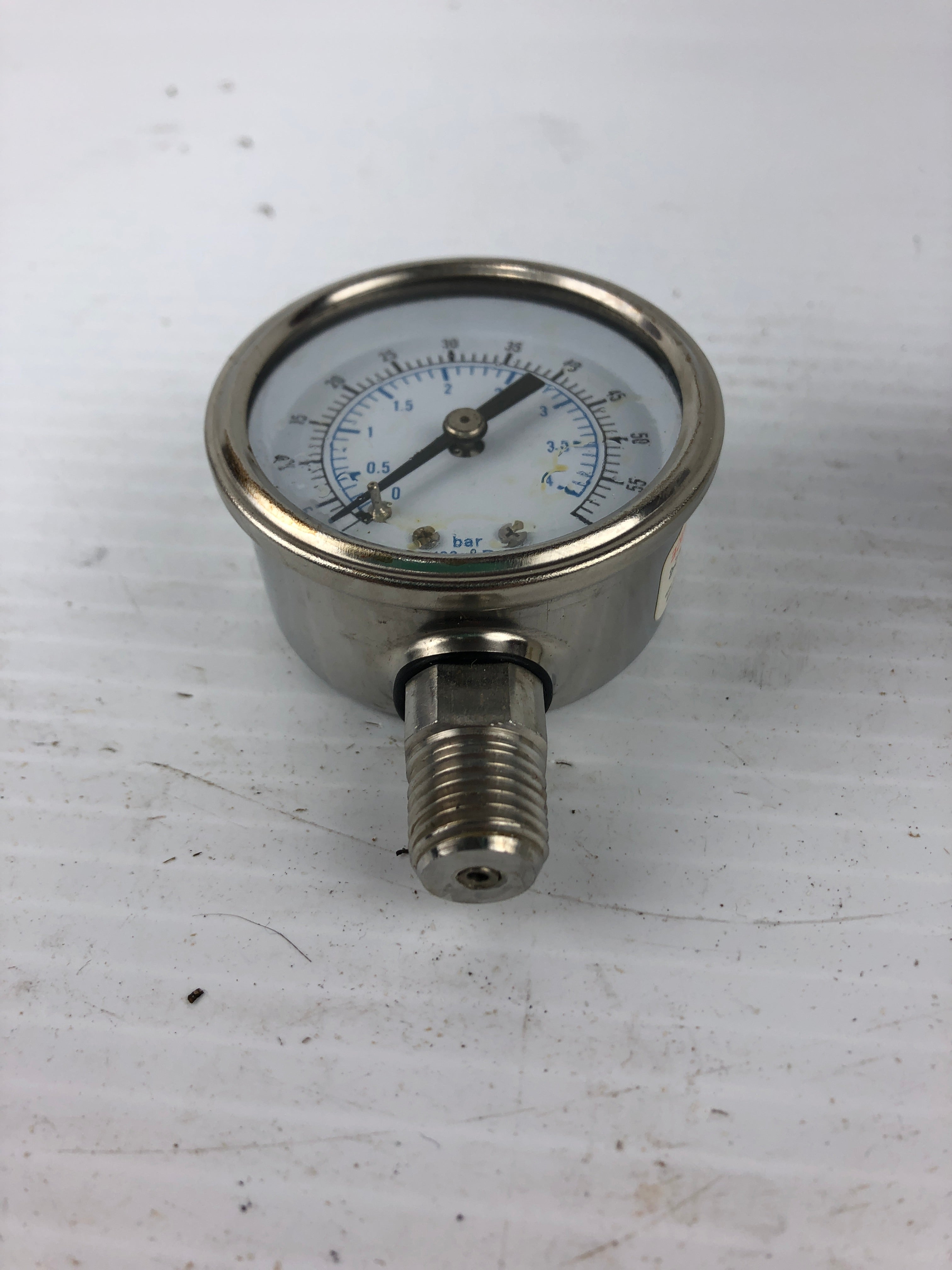 Pressure Gauge PGS204DLM 2" 0-60 PSI Stainless