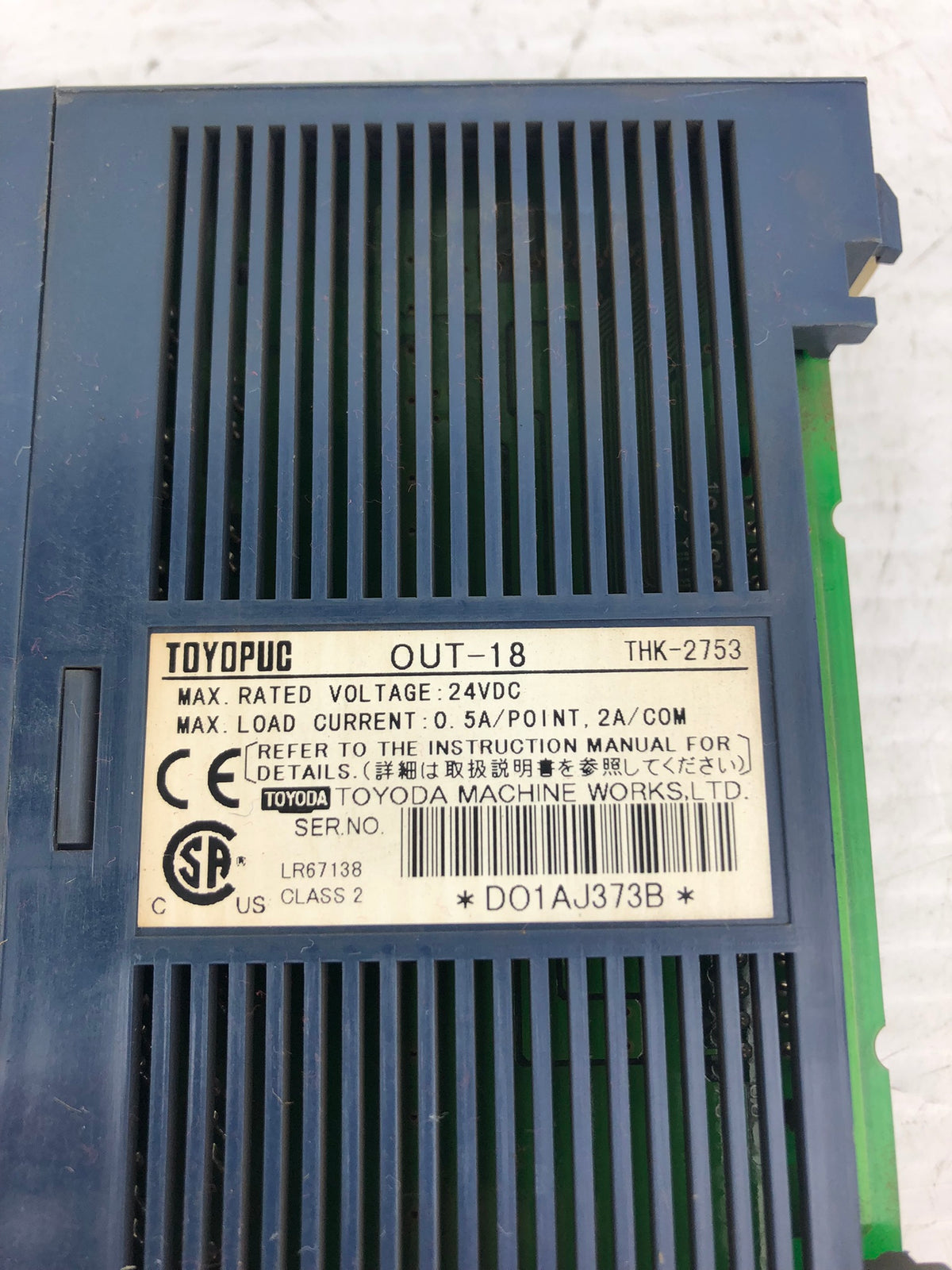 Toyopuc THK-2753 Output Module OUT-18