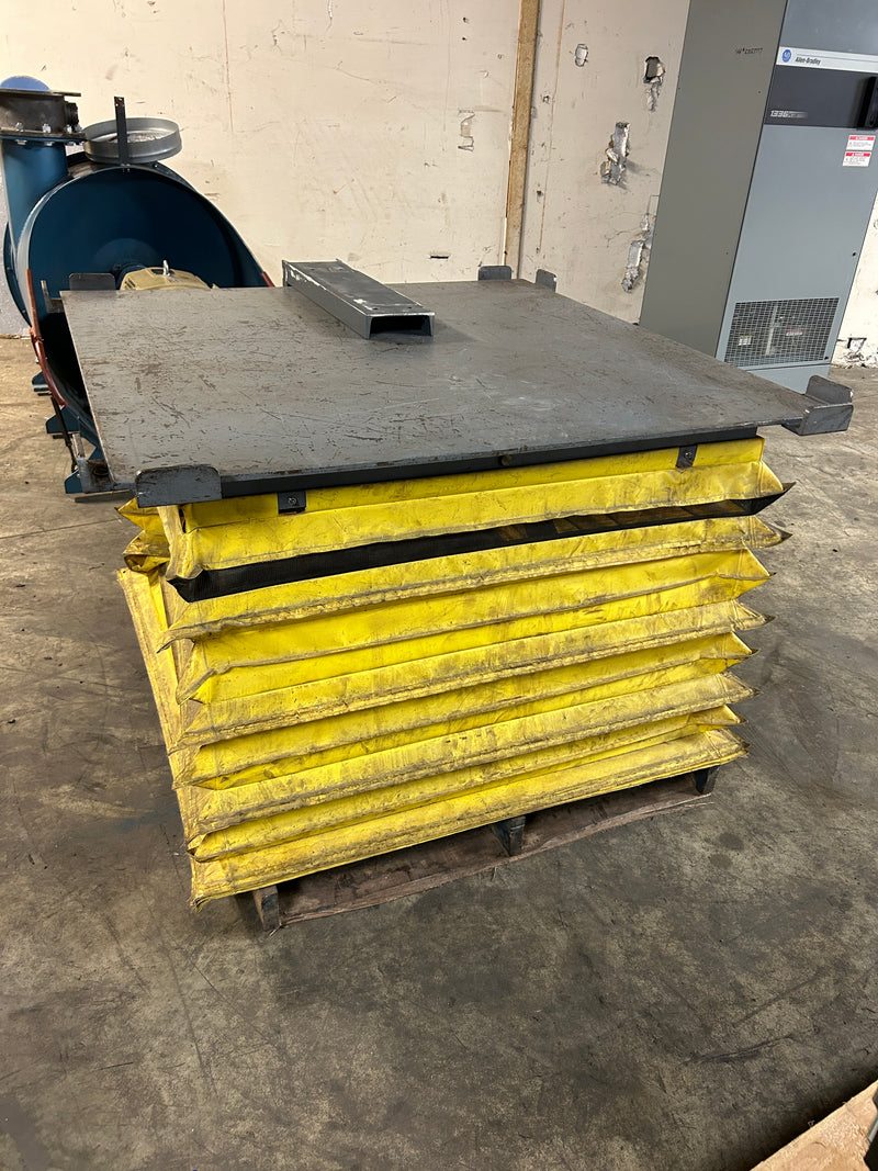 Pentalift Self Leveling Lift Table Pallet Positioner Rotating Top 4500 Lbs.