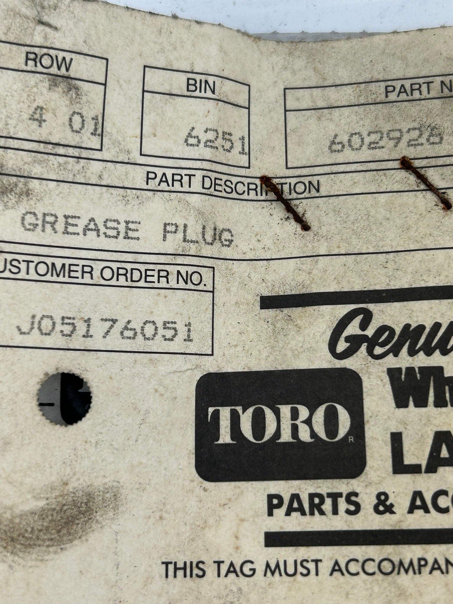 Toro Wheel Horse Lawn-Boy Plug 602926 - Package of 5