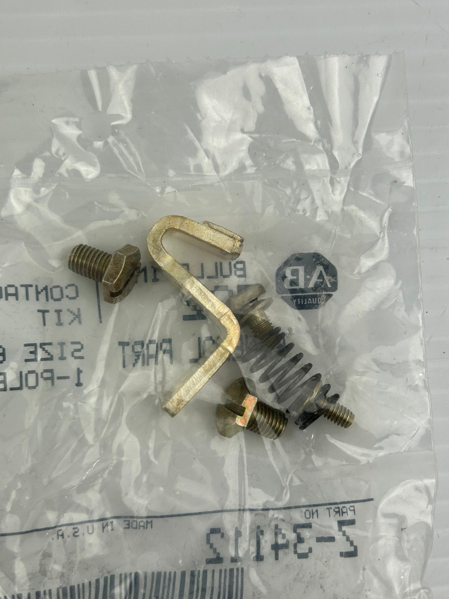 Allen Bradley Z-34112 Contact Kit Size 60A 1-Pole - Lot of 4 Kits