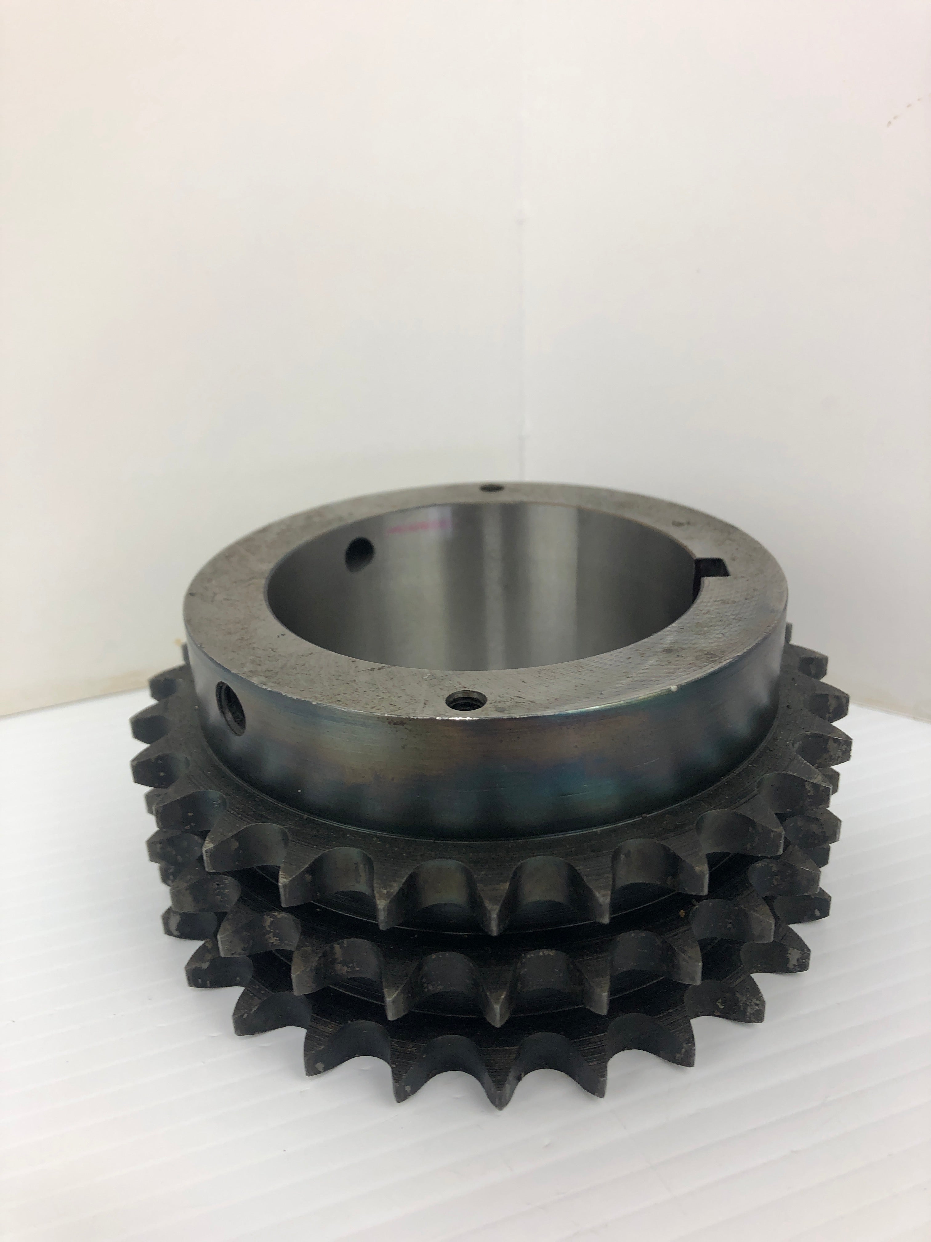 Keyed Sprocket Gear 27 Teeth 3 Rows 4.620" OD 3.350" ID