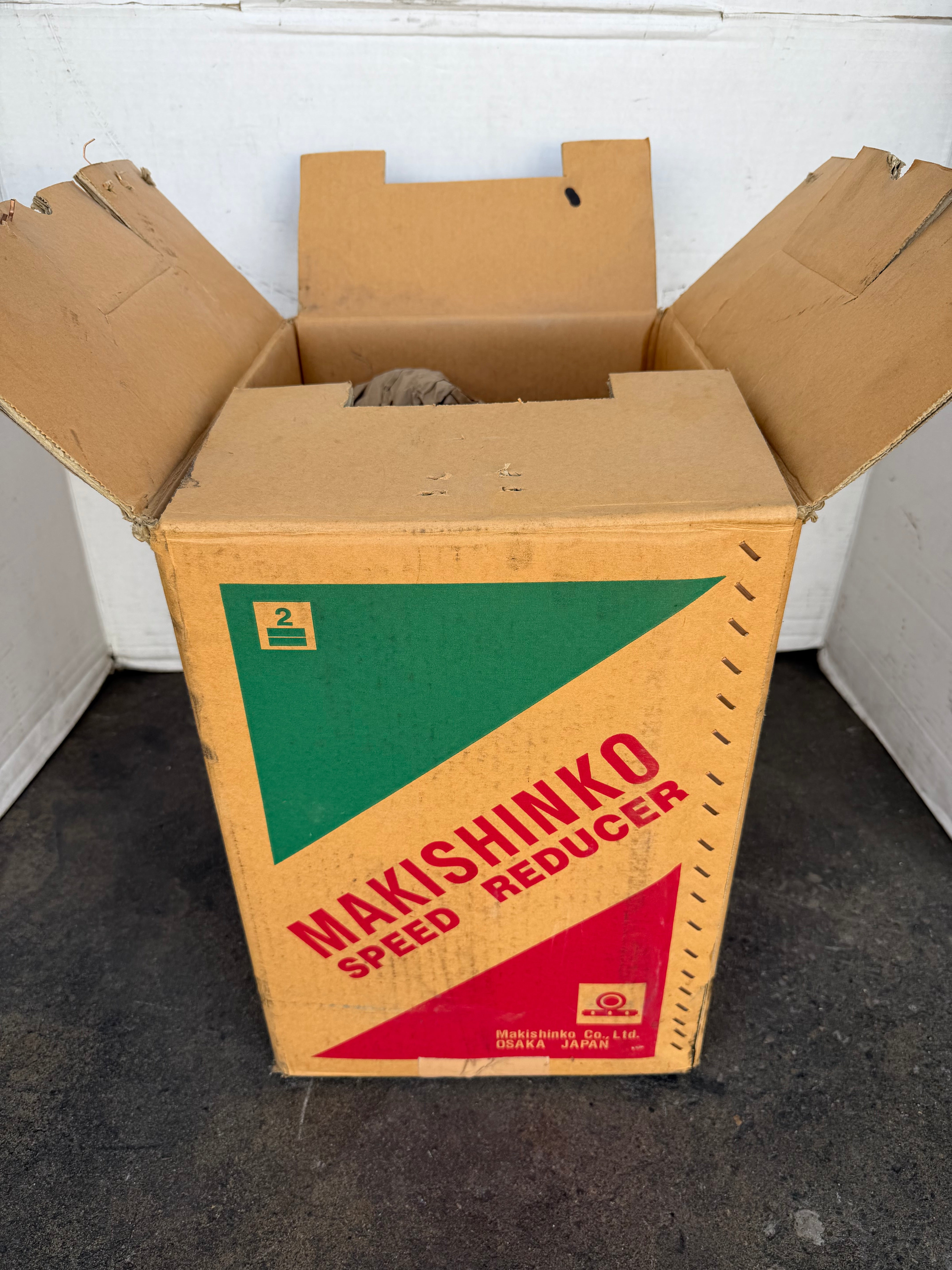 Makishinko Right Angle Worm Gear Speed Reducer FB 35-1-12