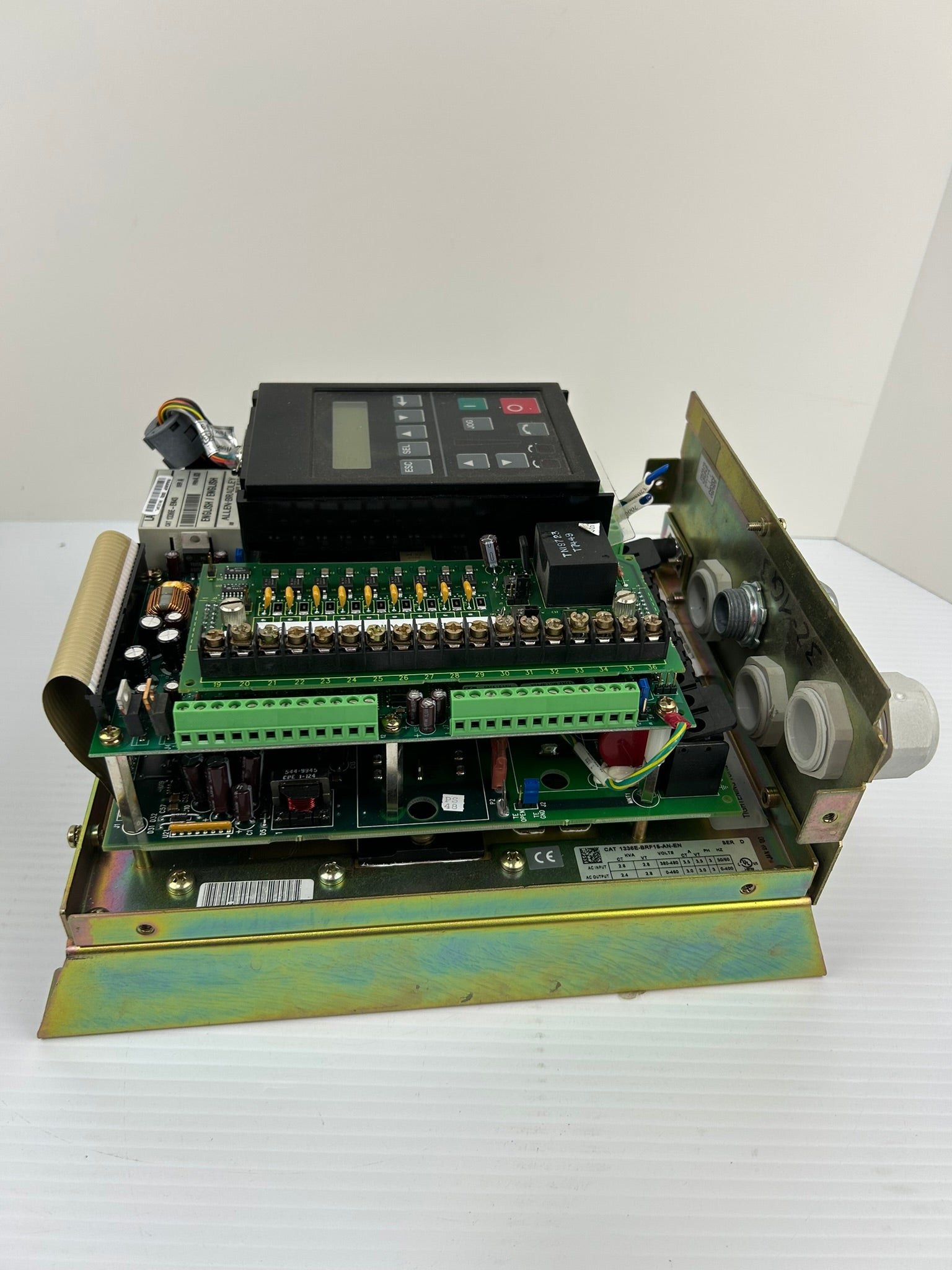 Allen-Bradley 1336E-BRF15-AN-EN Drive Series D 2.4/2.8kVA 3PH 0-460V