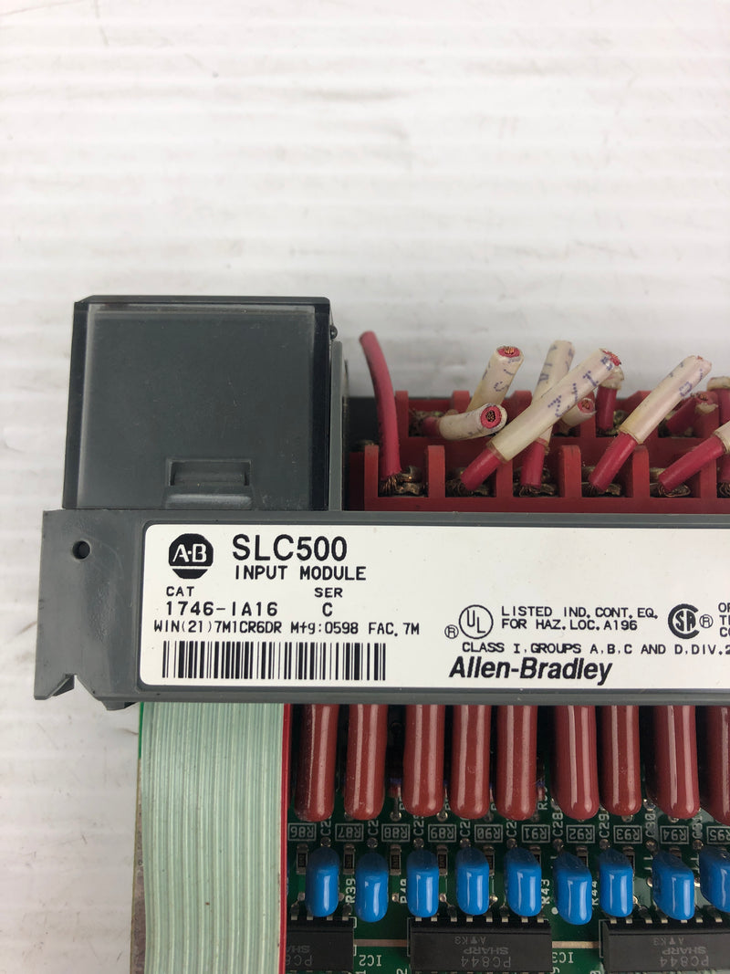 Allen-Bradley Input Module SLC500 1746-IA16 Series C