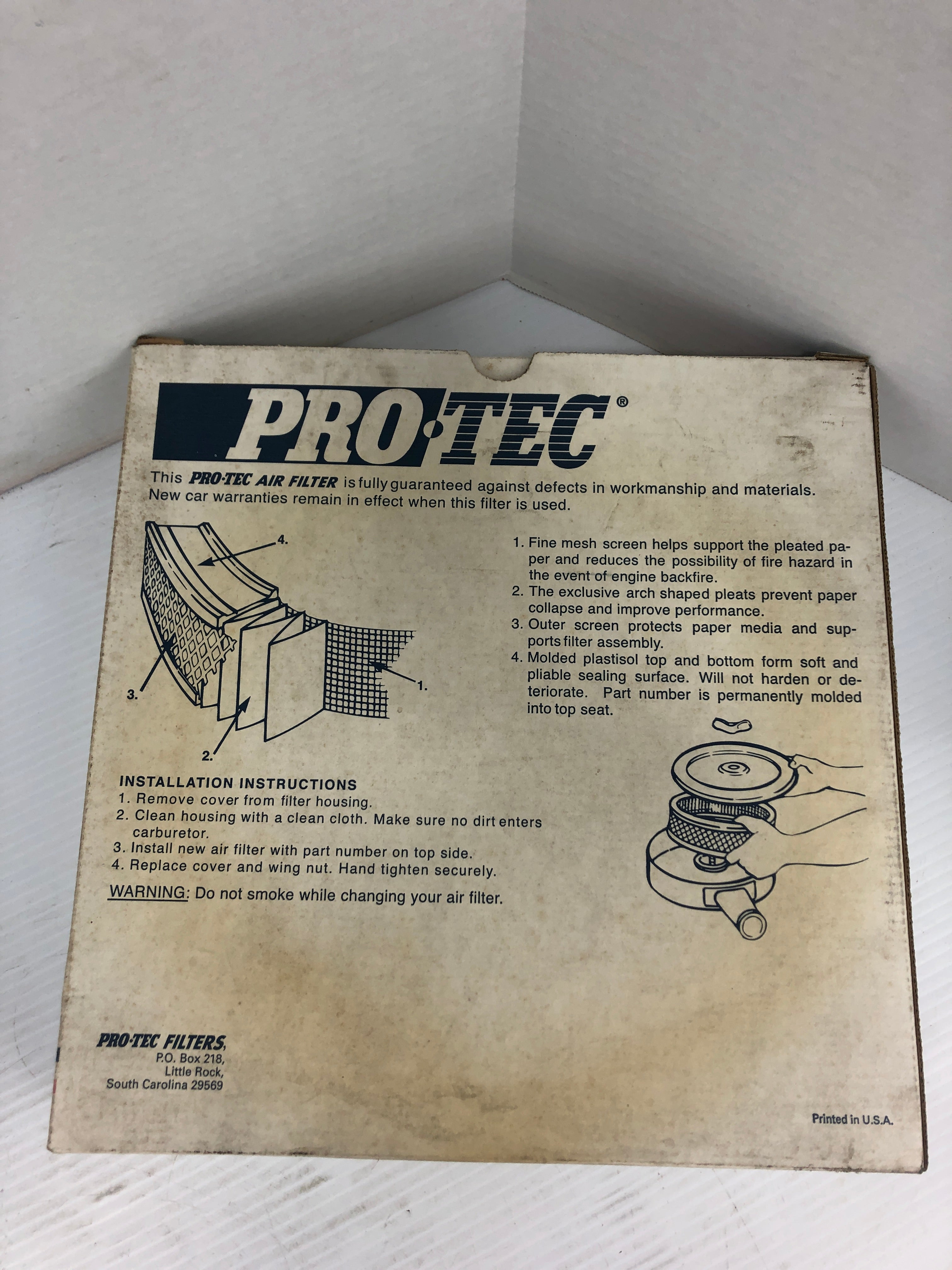 Pro-tec 221 Air Filter