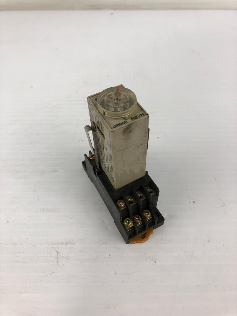 Omron H3YN Time Delay Relay with Base 0898YT