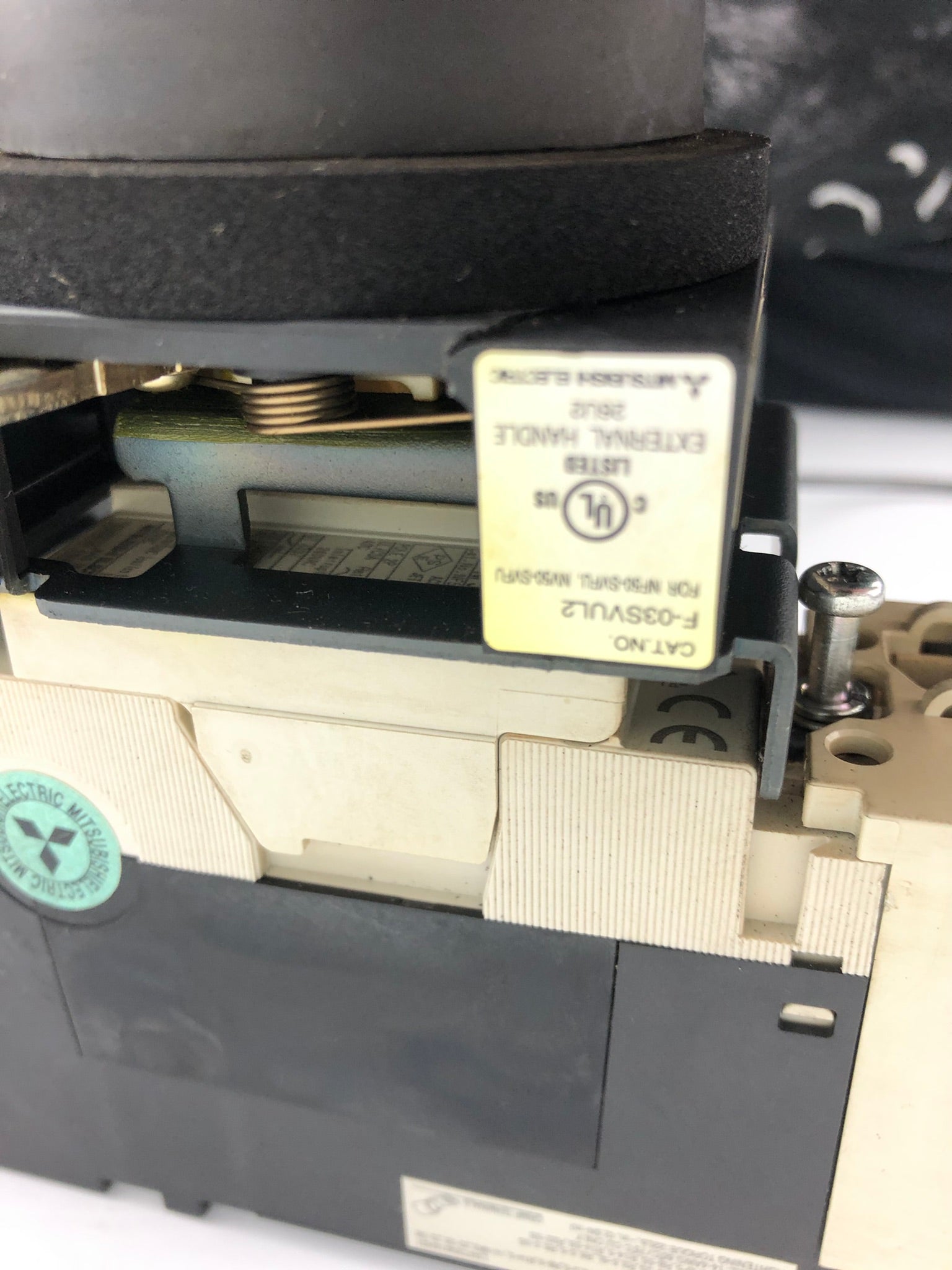 Mitsubishi Electric NF50-SVFU No Fuse Breaker 3A with Handle F-035VUL2