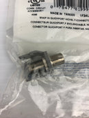 Leviton 41084-FGF Quick Port Snap-In Female F-Type Coaxial Cable Jack - Lot of 3
