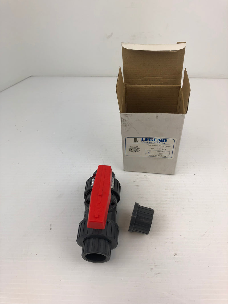 Legend Valve T/S-603 True Union Ball Valve 3/4" DN20