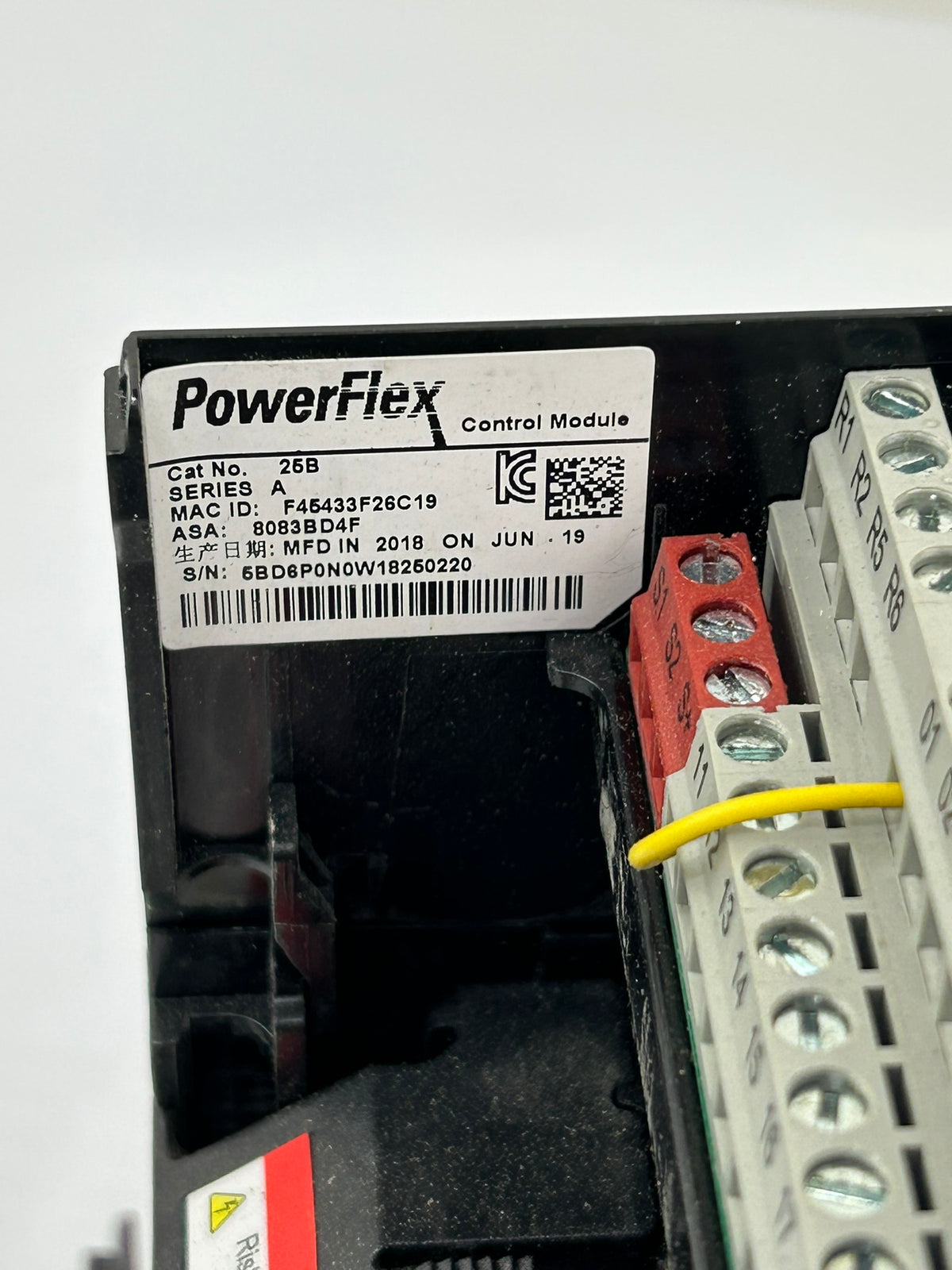 Allen-Bradley PowerFlex 525 25B-D6P0N104 2.2kW 3PH 480V AC Drive VFD